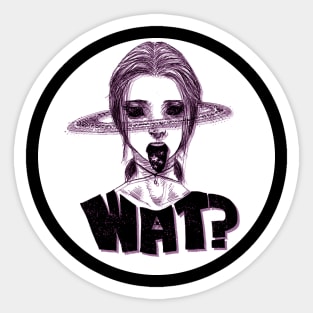 Goth Girl Sticker